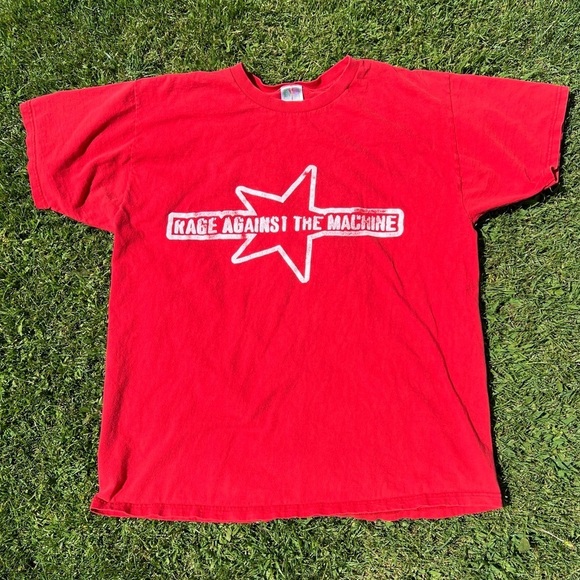 VTG Rage Against The Machine Distressed Tour T-shirt Battle of Los Angeles XL